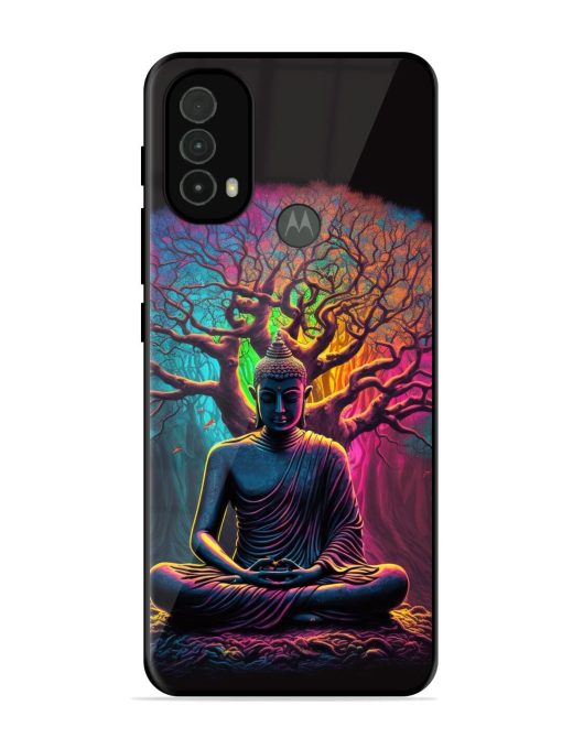 Enlightened Serenity Glossy Soft Edge Case for Motorola Moto E40 Chachhi