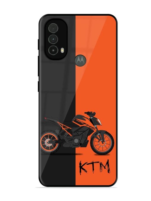 Orange Beast Glossy Soft Edge Case for Motorola Moto E40
