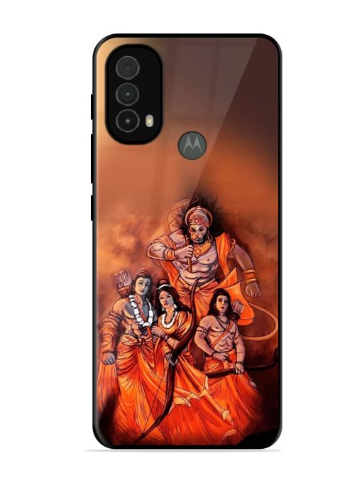 Sita Ram Glossy Soft Edge Case for Motorola Moto E40