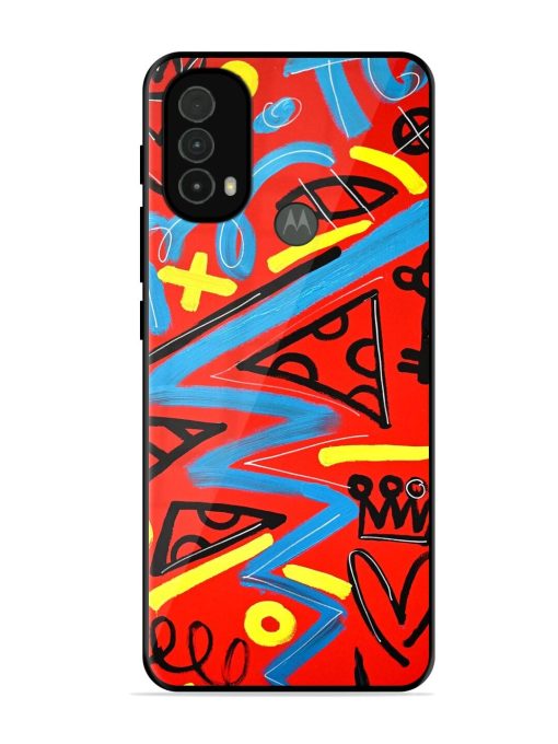 Groovy Garden Glossy Soft Edge Case for Motorola Moto E40 Chachhi