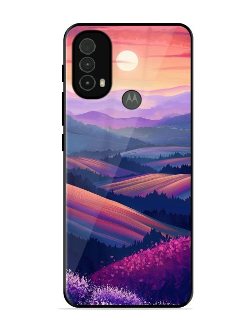 Twilight'S Embrace Glossy Soft Edge Case for Motorola Moto E40