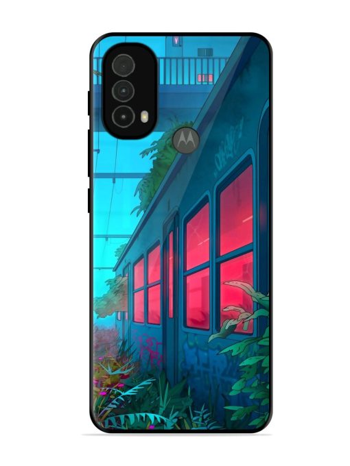 Urban Jungle Glossy Soft Edge Case for Motorola Moto E40 Chachhi