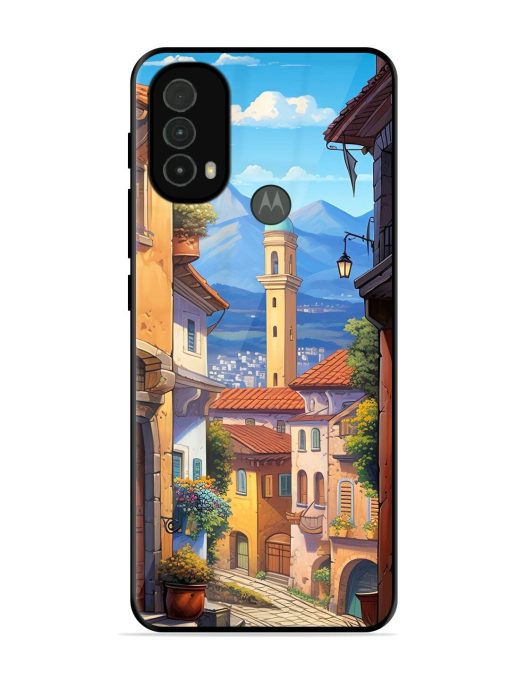 Tuscan Twilight Glossy Soft Edge Case for Motorola Moto E40 Chachhi