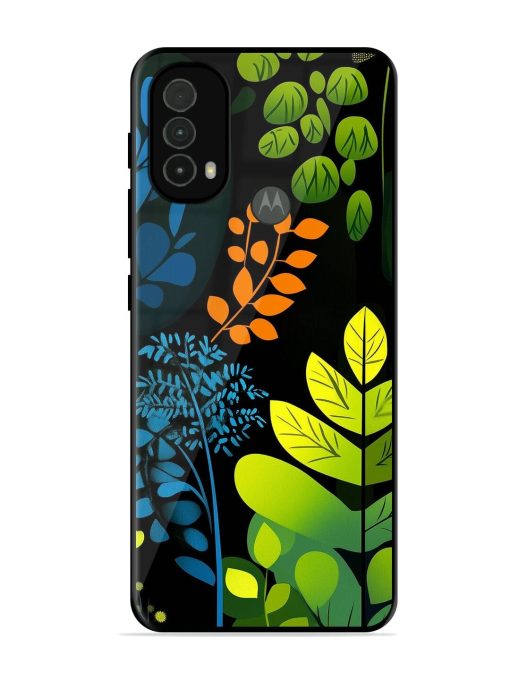 Midnight Garden Glossy Soft Edge Case for Motorola Moto E40 Chachhi