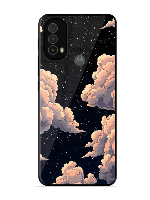 Starry Night Dreams Glossy Soft Edge Case for Motorola Moto E40 Chachhi