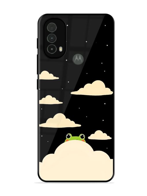 Froggy Night Sky Glossy Soft Edge Case for Motorola Moto E40 Chachhi