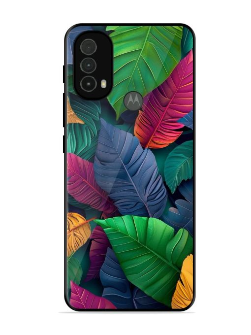 Tropical Tapestry Glossy Soft Edge Case for Motorola Moto E40 Chachhi