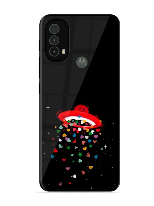 Love From Above Glossy Soft Edge Case for Motorola Moto E40