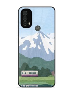 Mountainside Reflections Glossy Soft Edge Case for Motorola Moto E40