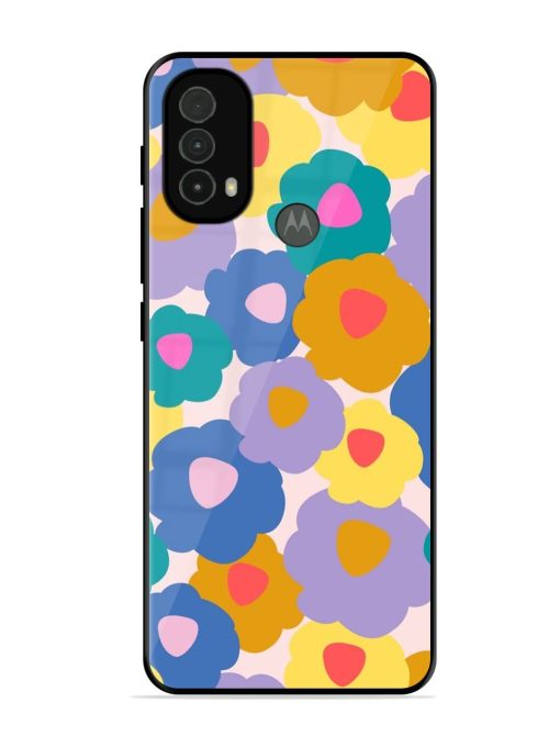 Flower Power Glossy Soft Edge Case for Motorola Moto E40
