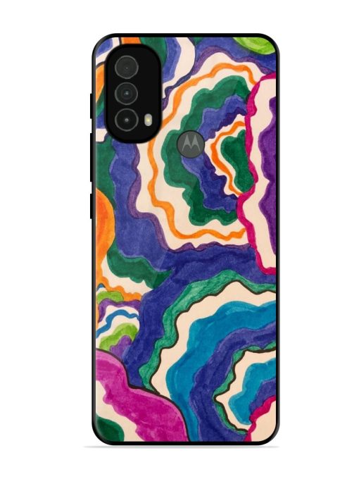 Wavy Wonder Glossy Soft Edge Case for Motorola Moto E40