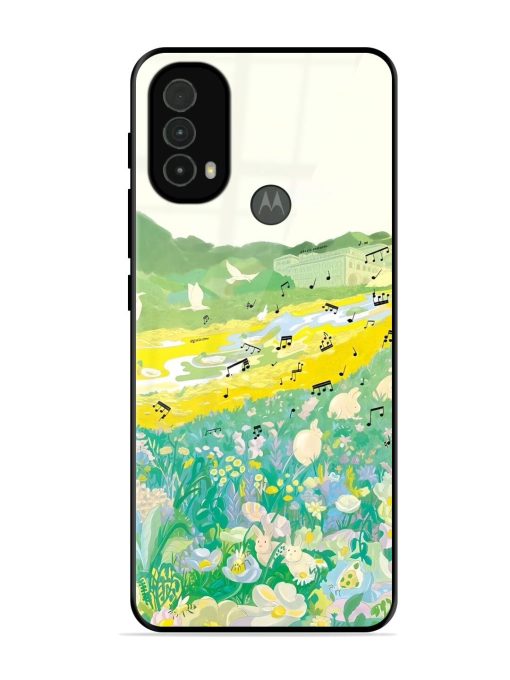 Melody In Bloom Glossy Soft Edge Case for Motorola Moto E40 Chachhi