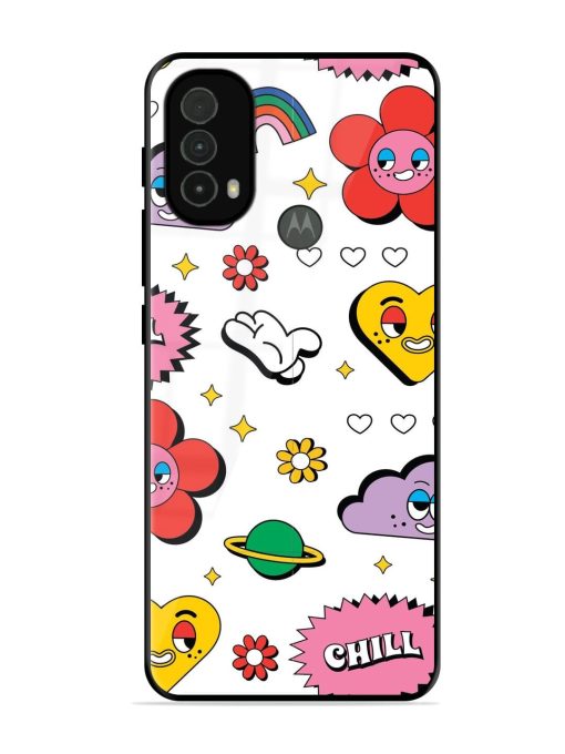 Whimsical Wonderland Glossy Soft Edge Case for Motorola Moto E40 Chachhi