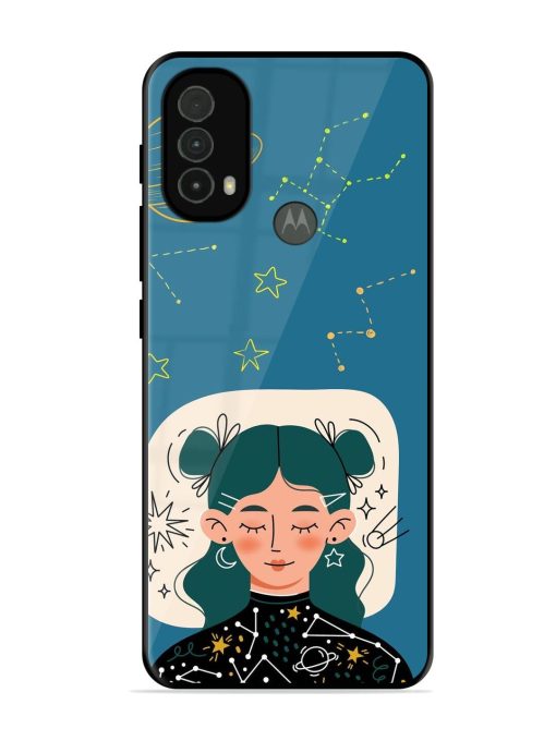 Cosmic Daydreamer Glossy Soft Edge Case for Motorola Moto E40 Chachhi