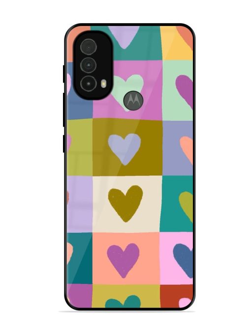 Box Of Hearts Glossy Soft Edge Case for Motorola Moto E40 Chachhi