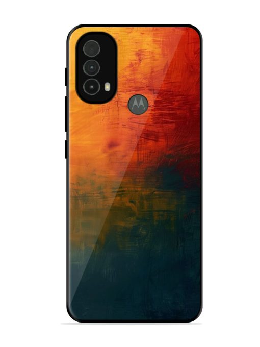 Golden Hour Canvas Glossy Soft Edge Case for Motorola Moto E40