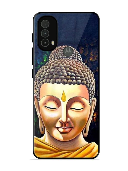 Buddha Face Glossy Soft Edge Case for Motorola Moto E40