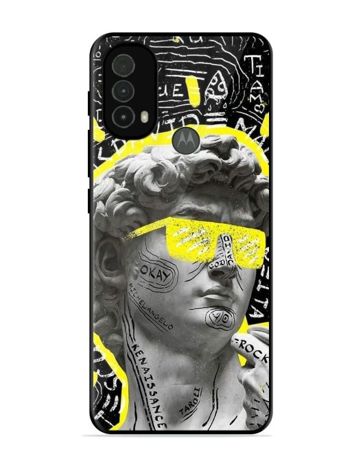 The Renaissance Rockstar Glossy Soft Edge Case for Motorola Moto E40