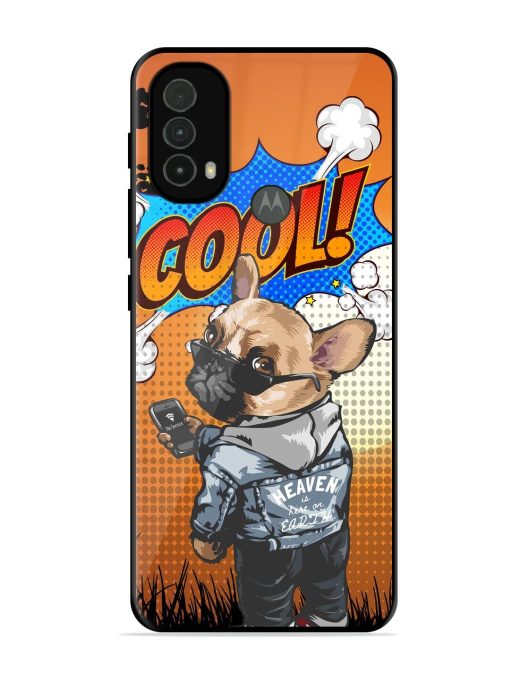 Cool Pup Glossy Soft Edge Case for Motorola Moto E40 Chachhi