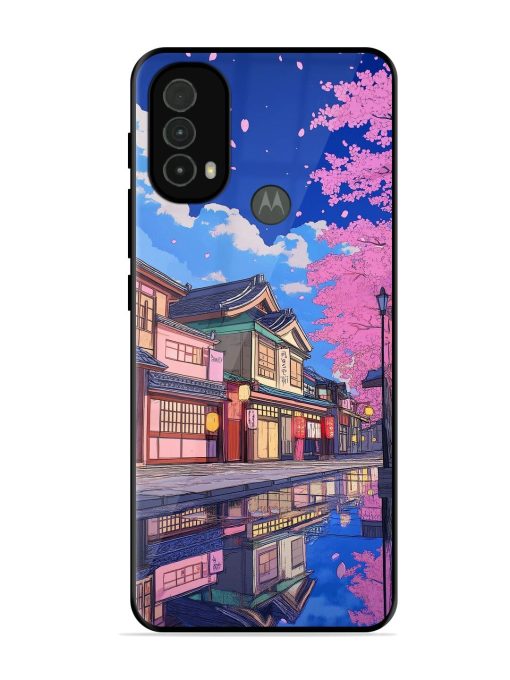 Tranquil Reflections Glossy Soft Edge Case for Motorola Moto E40