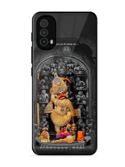 Shri Kashtabhanjandev Glossy Soft Edge Case for Motorola Moto E40