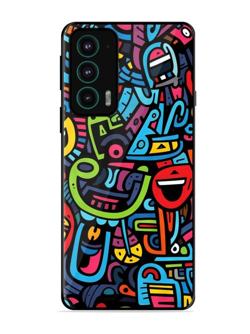 Doodlephoria Glossy Soft Edge Case for Motorola Moto Edge 20 Chachhi