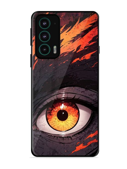 Inferno Gaze Glossy Soft Edge Case for Motorola Moto Edge 20 Chachhi