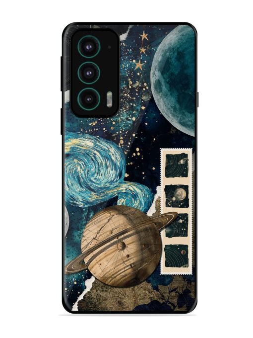 Celestial Tapestry Glossy Soft Edge Case for Motorola Moto Edge 20 Chachhi