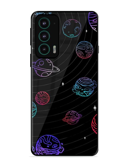 Cosmic Ballet Glossy Soft Edge Case for Motorola Moto Edge 20 Chachhi