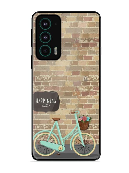 Pedaling Towards Happiness Glossy Soft Edge Case for Motorola Moto Edge 20 Chachhi