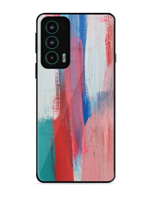 Colorful Chaos Glossy Soft Edge Case for Motorola Moto Edge 20 Chachhi