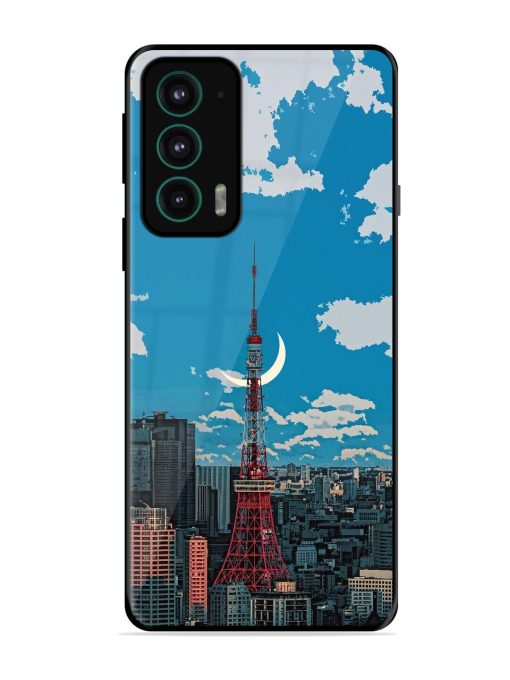 Tokyo Twilight Glossy Soft Edge Case for Motorola Moto Edge 20 Chachhi