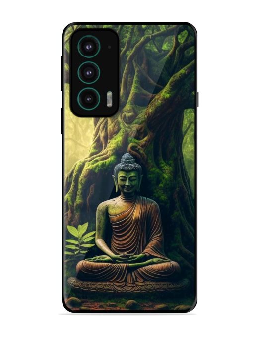 Green Buddha Art Glossy Soft Edge Case for Motorola Moto Edge 20 Chachhi