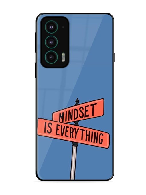 Mindset Matters Glossy Soft Edge Case for Motorola Moto Edge 20 Chachhi