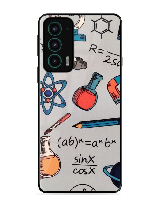 Science Doodle Glossy Soft Edge Case for Motorola Moto Edge 20