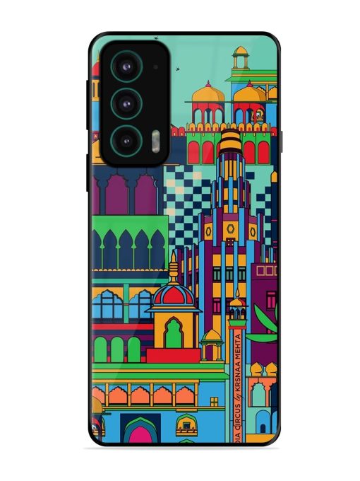 Indian Tapestry Glossy Soft Edge Case for Motorola Moto Edge 20
