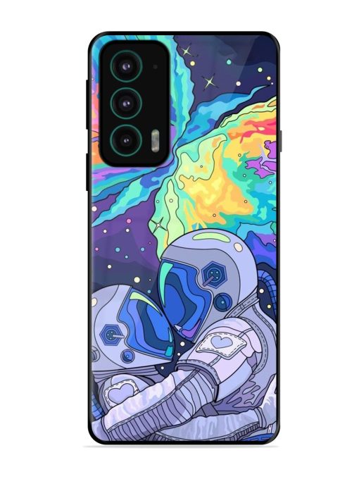 Cosmic Love Glossy Soft Edge Case for Motorola Moto Edge 20 Chachhi