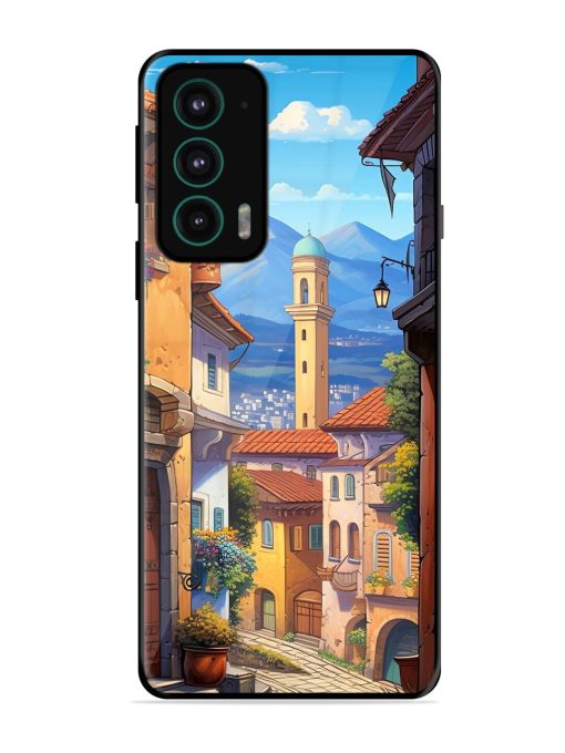 Tuscan Twilight Glossy Soft Edge Case for Motorola Moto Edge 20 Chachhi