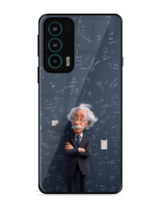 Albert Einstein Glossy Soft Edge Case for Motorola Moto Edge 20 Chachhi