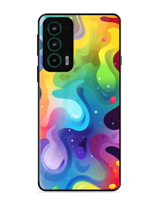 Rainbow River Glossy Soft Edge Case for Motorola Moto Edge 20