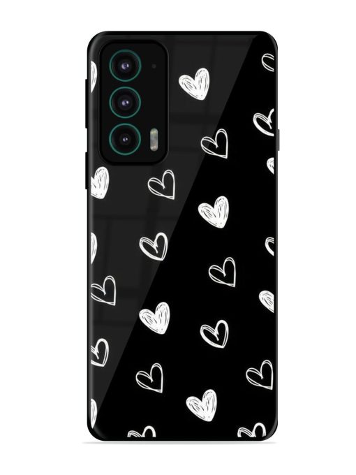 Scattered Hearts Glossy Soft Edge Case for Motorola Moto Edge 20 Chachhi