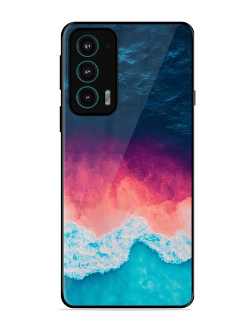 Where The Ocean Meets The Sky Glossy Soft Edge Case for Motorola Moto Edge 20 Chachhi