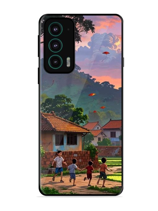 Sunset Play Glossy Soft Edge Case for Motorola Moto Edge 20