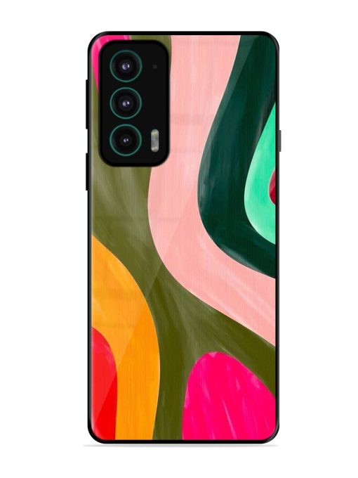 Wavy Wonder Glossy Soft Edge Case for Motorola Moto Edge 20