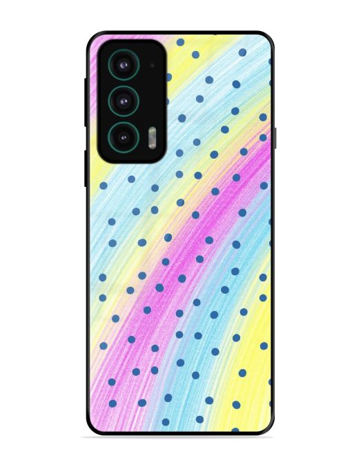 Polka Dot Paradise Glossy Soft Edge Case for Motorola Moto Edge 20 Chachhi