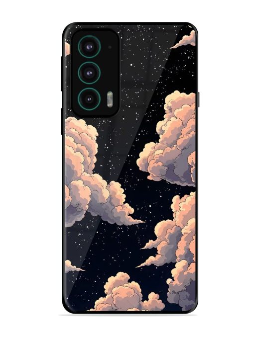 Starry Night Dreams Glossy Soft Edge Case for Motorola Moto Edge 20 Chachhi