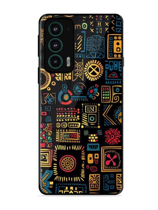 Tribal Tapestry Glossy Soft Edge Case for Motorola Moto Edge 20