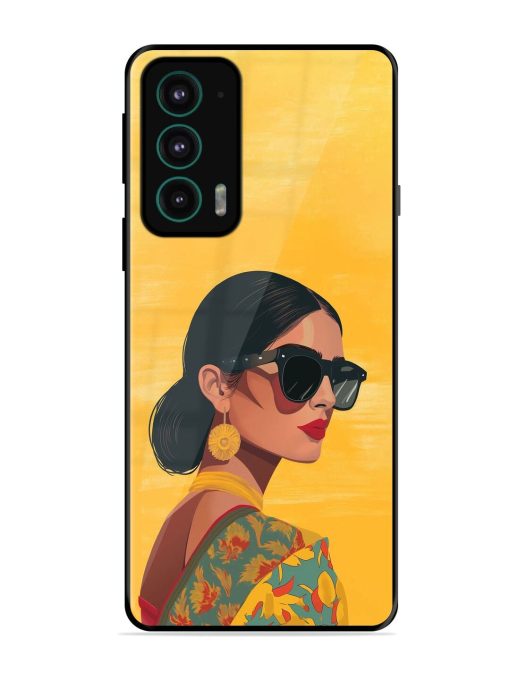 Neon Nightscape Glossy Soft Edge Case for Motorola Moto Edge 20