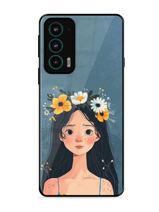 Gurl Art Glossy Soft Edge Case for Motorola Moto Edge 20 Chachhi