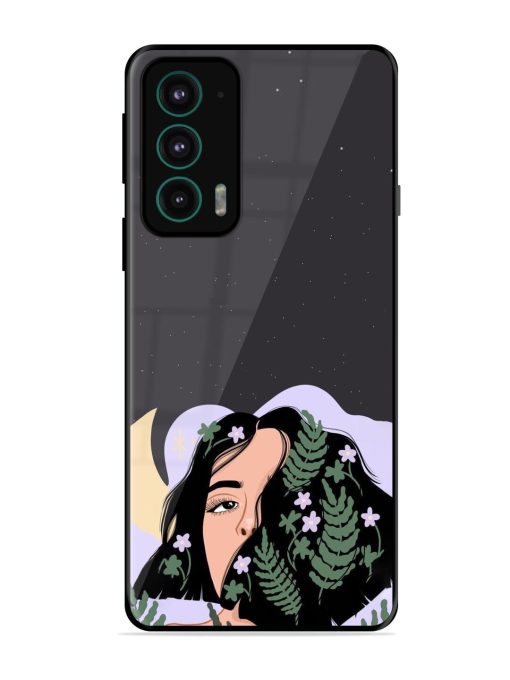 Lunar Lullaby Glossy Soft Edge Case for Motorola Moto Edge 20